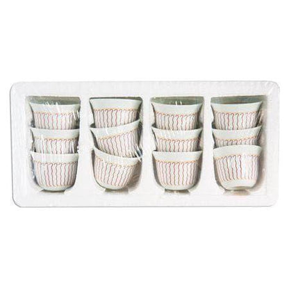 Shewhat Health & Beauty Red Shewhat Coffee cups Finjal Blue/Red/Green (12er Pack)