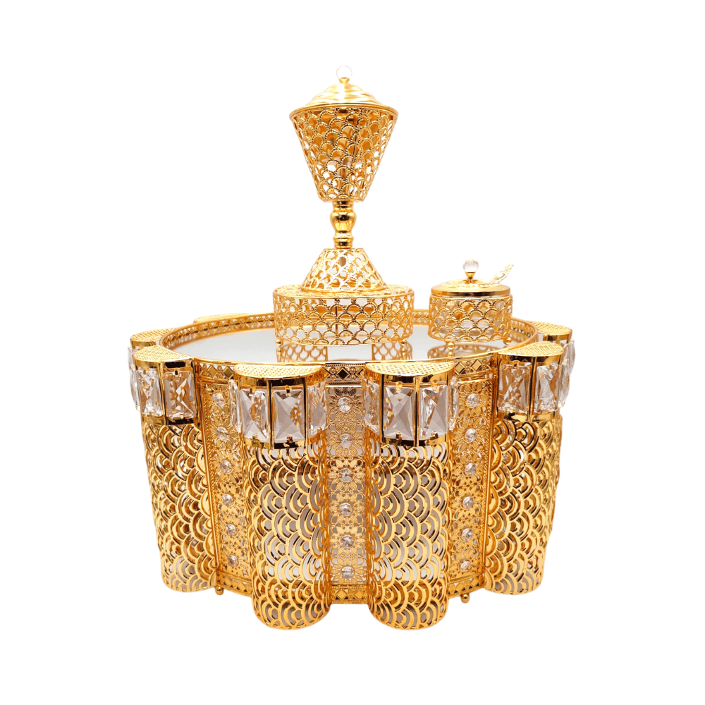 Shewhat Health & Beauty Shewhat 5pcs Rekebot Set Oval 1 (Gold & Silver)