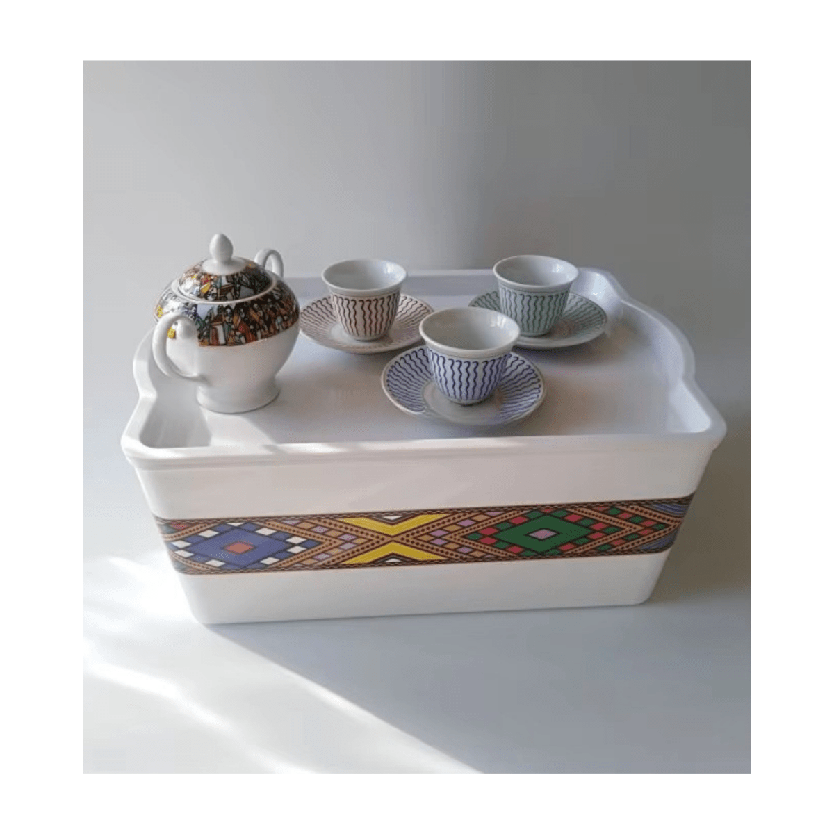 Shewhat Health & Beauty Shewhat Melamine rekebot 40x27x16cm pattern/illustration