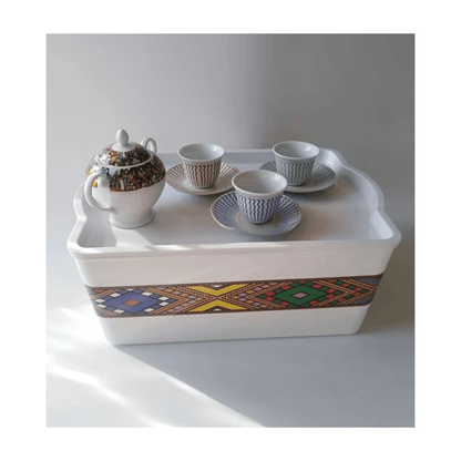 Shewhat Health & Beauty Shewhat Melamine rekebot 40x27x16cm pattern/illustration