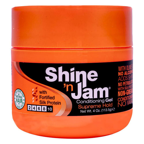 Shine'n jam Health & Beauty Ampro Shine-n-Jam- Supreme Hold Moist Gel 4oz