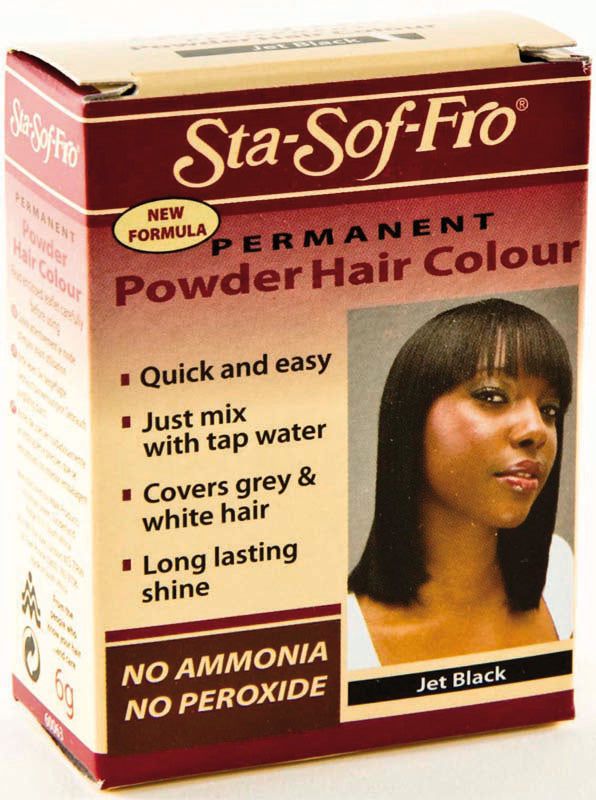 Sta-Sof-Fro Health & Beauty Sta-Sof-Fro Powder Hair Dye Jet Black 60063