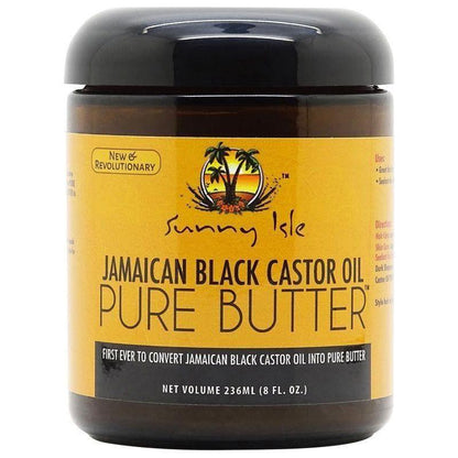 Sunny Isle Health & Beauty #236ml Sunny Isle Jamaican Black Castor Oil Pure Butter 118/236ml
