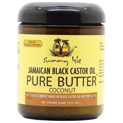 Sunny Isle Health & Beauty #236ml Sunny Isle Jamaican Black Castor Oil Pure Butter Coconut 118/236ml
