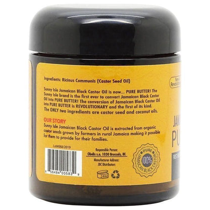 Sunny Isle Health & Beauty Sunny Isle Jamaican Black Castor Oil Pure Butter 118/236ml