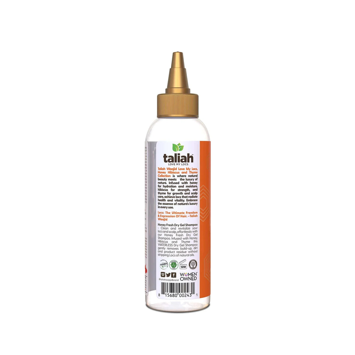 Taliah Waajid Health & Beauty Taliah Waajid Love My Locs Honey Fresh Dry Gel Shampoo 4oz