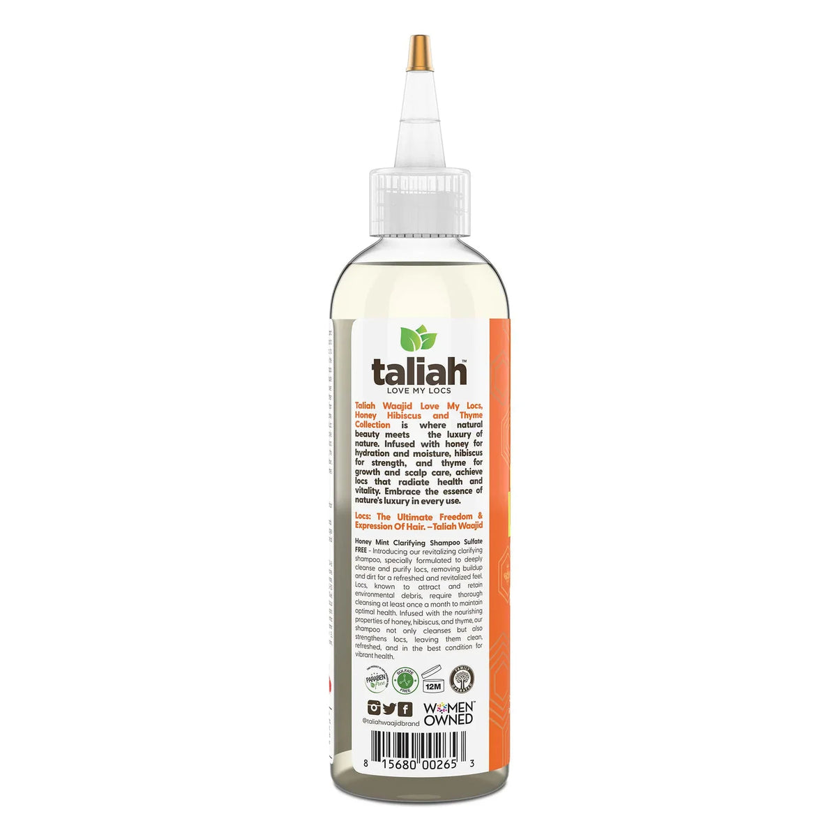 Taliah Waajid Health & Beauty Taliah Waajid Love My Locs Honey Mint Clarifying Shampoo 8oz