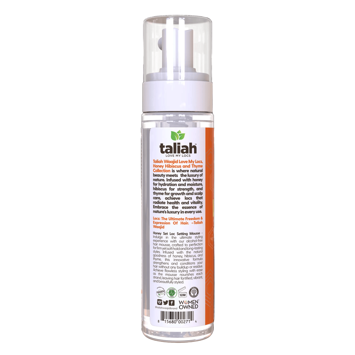 Taliah Waajid Health & Beauty Taliah Waajid Love My Locs Honey Set Loc Setting Mousse 8oz