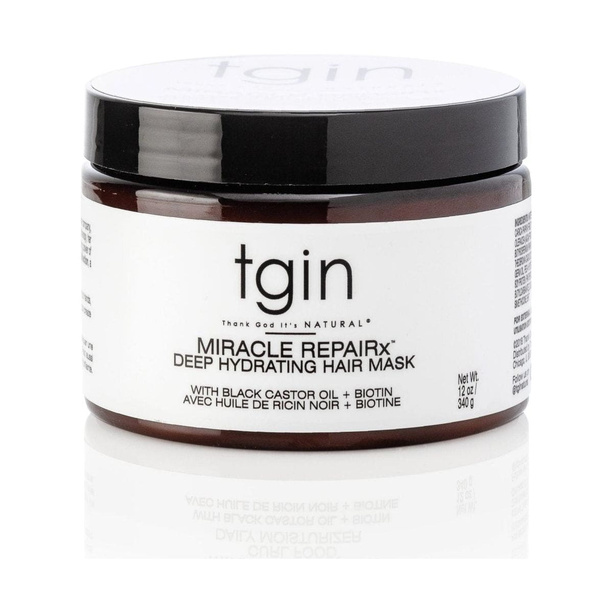 TGIN Health & Beauty Miracle RepaiRx Deep Hydrating Hair Mask 12oz