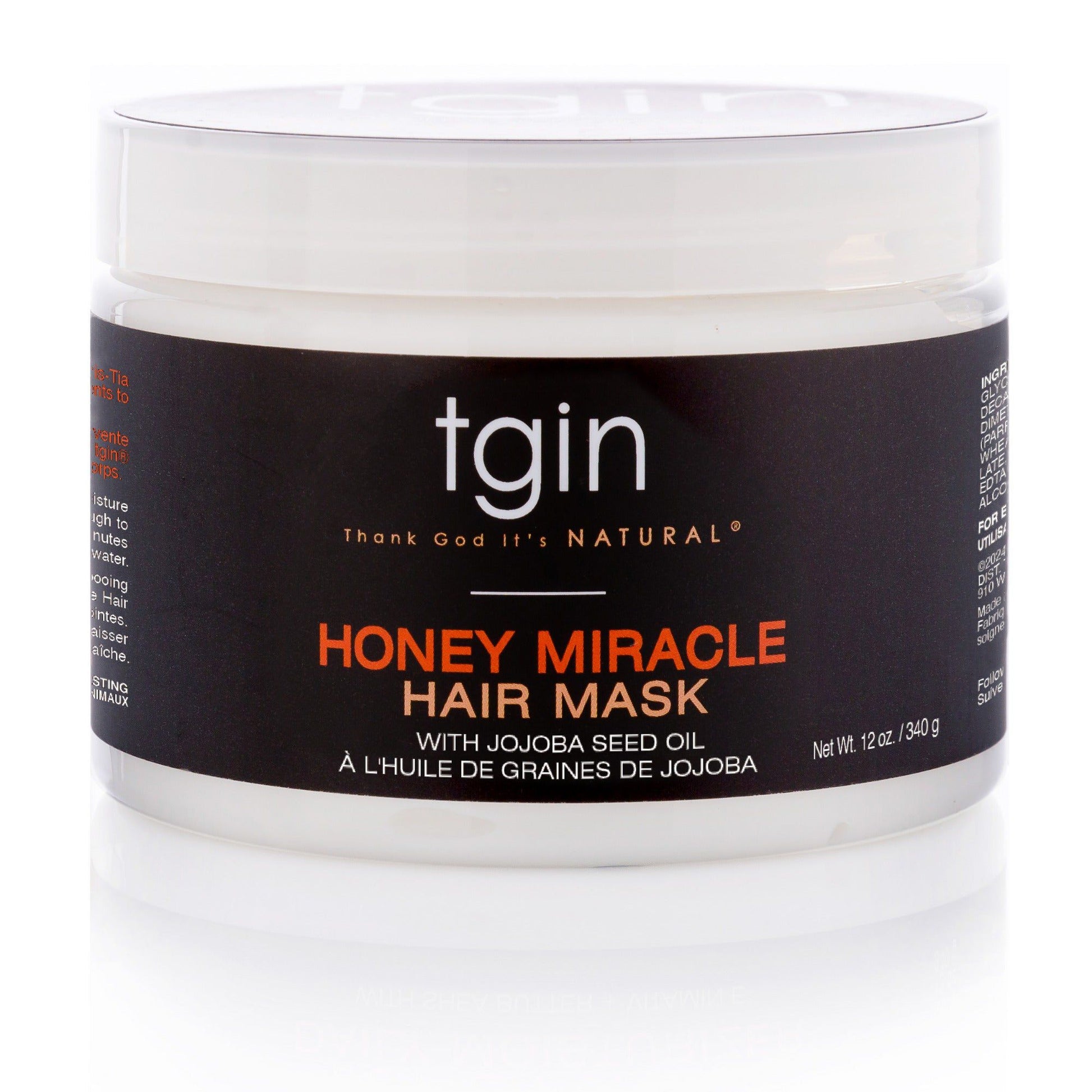 TGIN Health & Beauty Tgin Honey Miracle Hair Mask 12oz