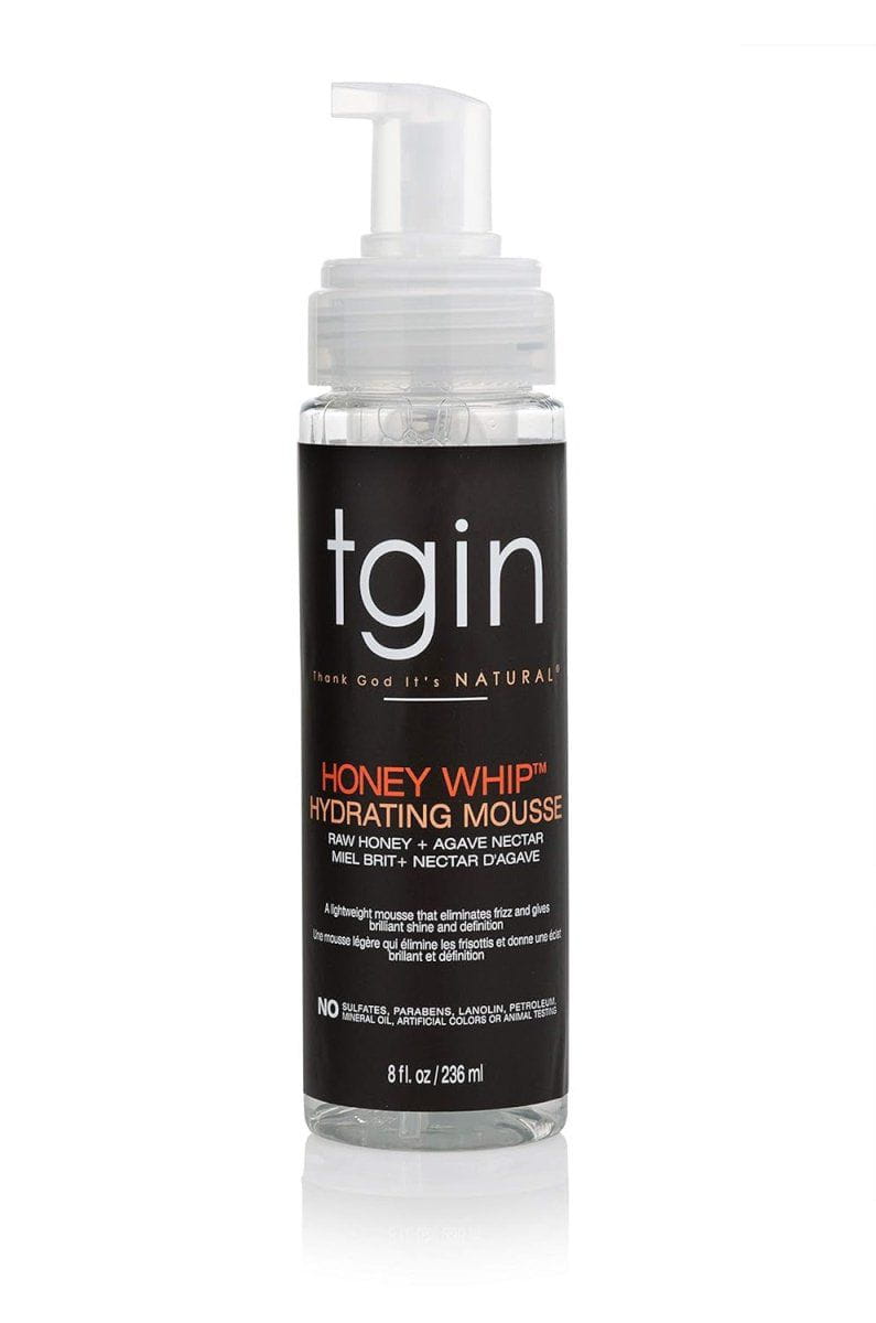 TGIN Health & Beauty Tgin Honey Whip Hydrating Mousse for Damaged Hair - 8Oz