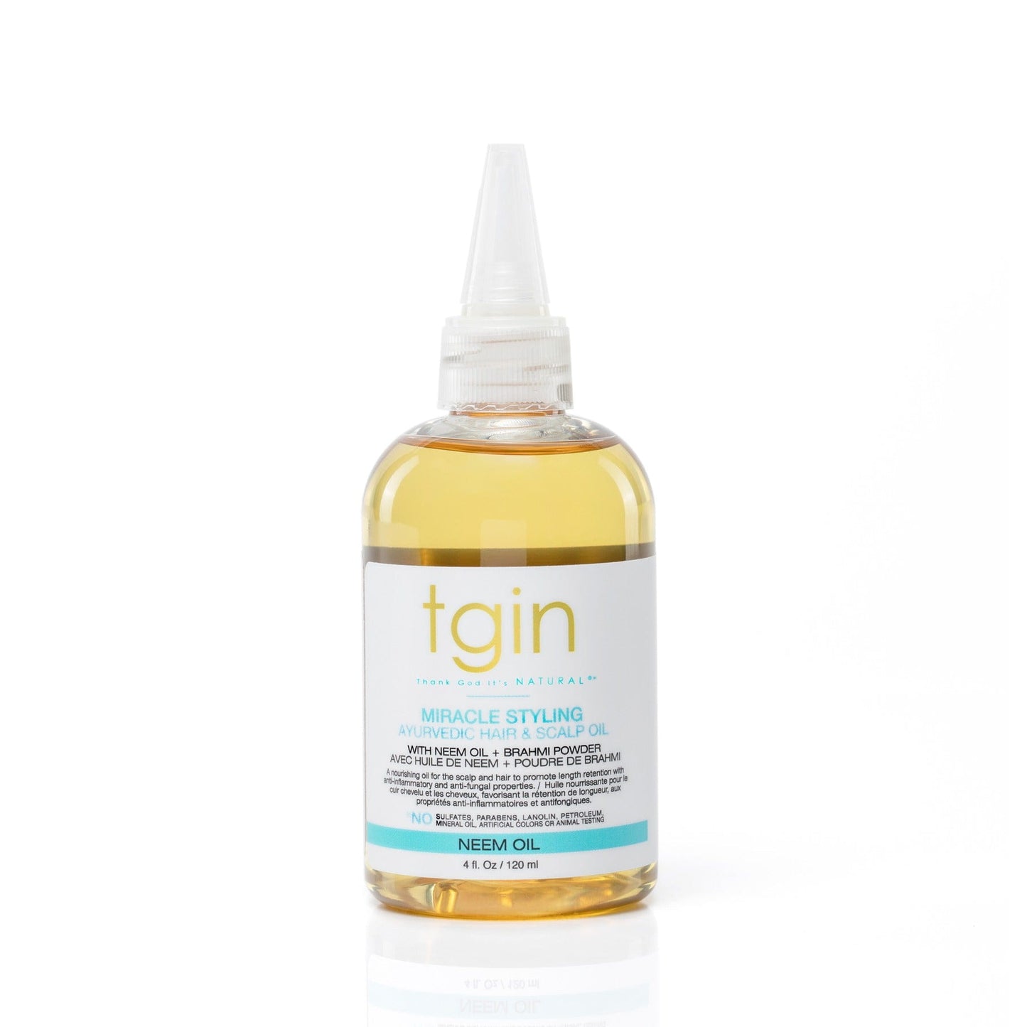 TGIN Health & Beauty Tgin Miracle Styling Ayurvedic Hair & Scalp Oil 4oz