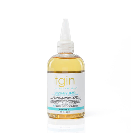 TGIN Health & Beauty Tgin Miracle Styling Ayurvedic Hair & Scalp Oil 4oz