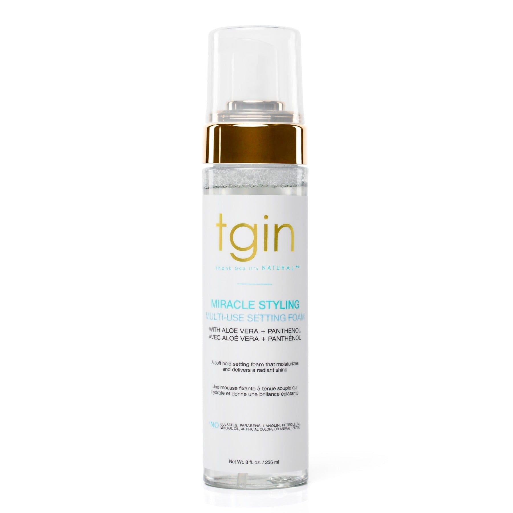 TGIN Health & Beauty Tgin Miracle Styling Multi-Use Setting Foam 8oz