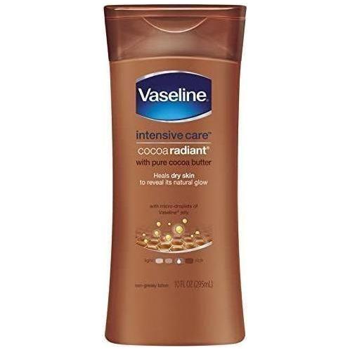 Vaseline Health & Beauty 295ml Vaseline – Lotion corporelle éclatante au cacao intensif au beurre de cacao pur