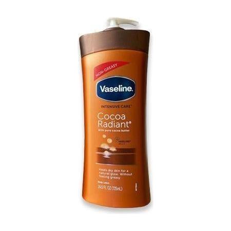 Vaseline Health & Beauty 725ml Vaseline – Lotion corporelle éclatante au cacao intensif au beurre de cacao pur