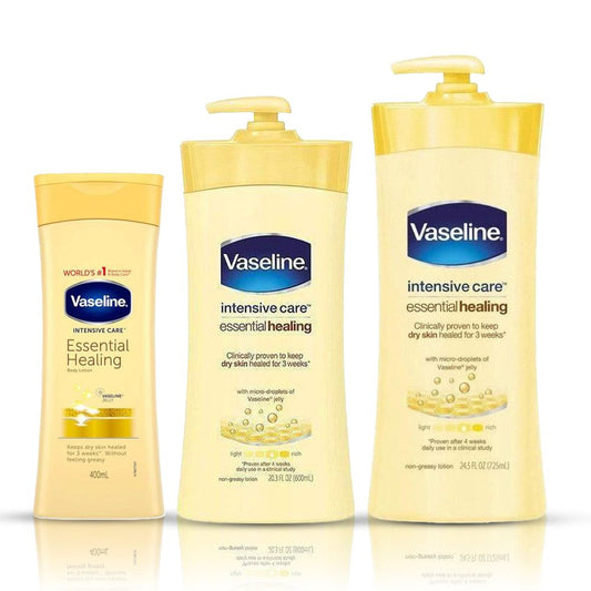 Vaseline Health & Beauty Vaseline Intensive Care Essential Healing Lotion 600ml/400ml/725ml