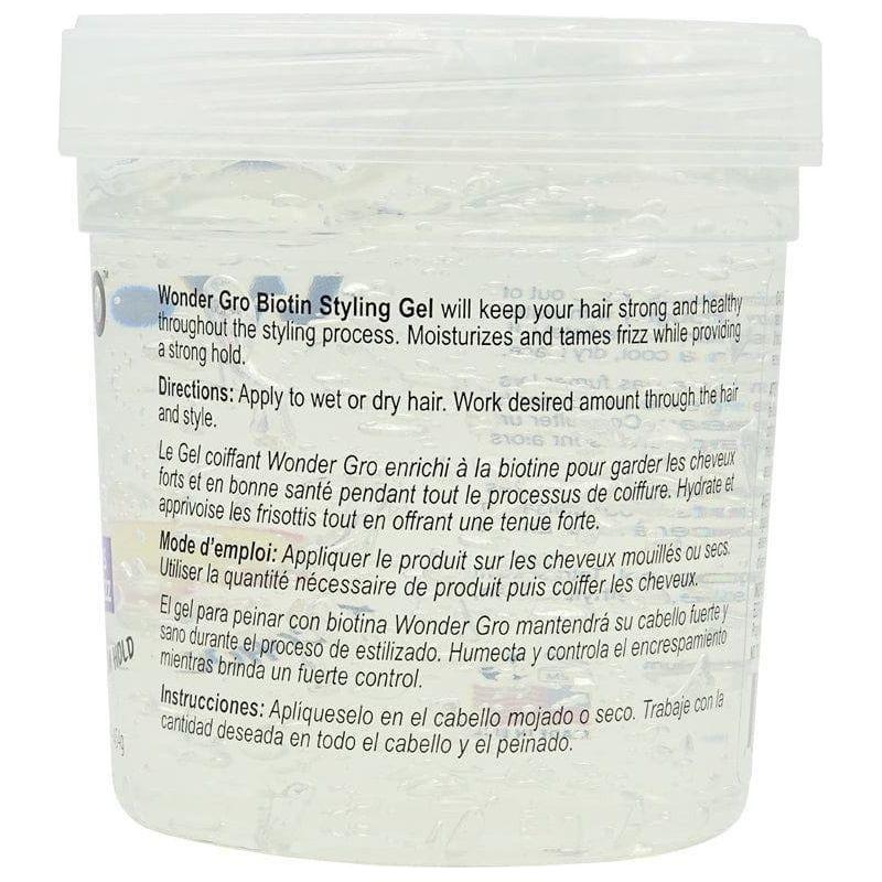 Wonder Gro Health & Beauty Wonder Gro - Gel coiffant à la biotine 454/907 g