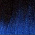 X-Pression Health & Beauty Schwarz-Blau Mix Ombré #T1B/Blue X-Pression 2x Pre Stretched Ultra Braid 46" (116cm) - Weight: 160-165g
